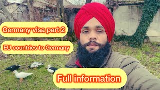 Germany visa apply other eu countries Germany visa process part 2Parmhungary [upl. by Hollie249]