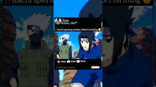 Itachi spaying sasuke chidori training 😌❤️ anime animeedit itachieditz shortsfeed shorts viral [upl. by Annahc]