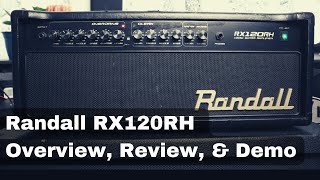 Randall RX120RH 120W Guitar Amplifier Overview Review amp Demo through Eminence DV77s [upl. by Ludlew]