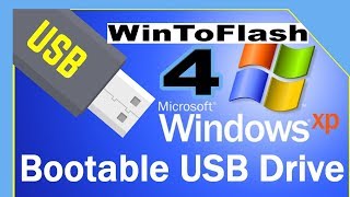 Preparar USB BOOTEABLE con Windows Xp 🧐 Opcion 4 😲 WinToFlash [upl. by Magnien]