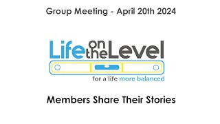 Support Group Meeting 20th April 2024 [upl. by Akiam]