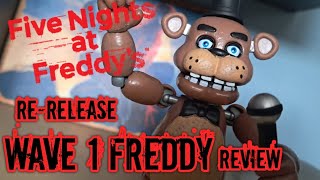 ITS FREDMAN FNAF Funko Wave 1 Freddy Fazbear Figure Review [upl. by Wendie]