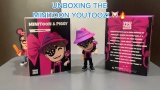 UNBOXING THE MINITOON YOUTOOZ MiniToonPiggy Merch 🐷👀 [upl. by Gypsie483]