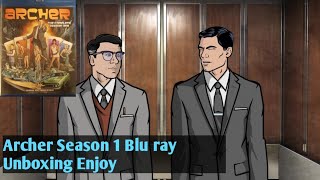 Archer Season 1 Blu ray Unboxing Enjoy [upl. by Hisbe]