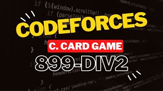 C Card Game Codeforces Solution [upl. by Solegna]