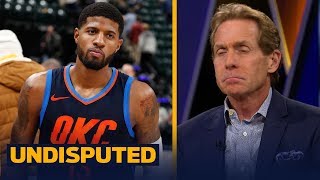 Skip Bayless felt sorry for Paul George during OKCs 10095 win over the Pacers  UNDISPUTED [upl. by Perrine]