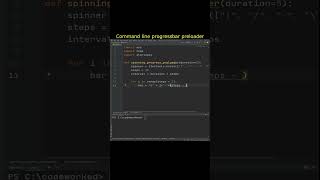 Command Line Progressbar Preloader in Python learnpython python [upl. by Deanne]