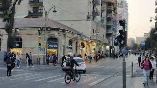 Standing on the corner of Jaffa and King George in Jerusalem  watching all the Trains go by [upl. by Notneiuq25]