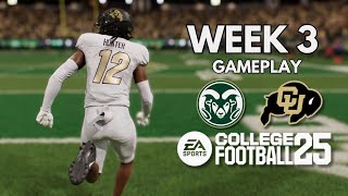 Week 3  Colorado vs Colorado State  College Football 25  Full Game Simulation [upl. by Eidassac225]