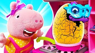 Peppa Wutz Kompilation Spielzeuge für Kinder Überraschungseier [upl. by Kahle]