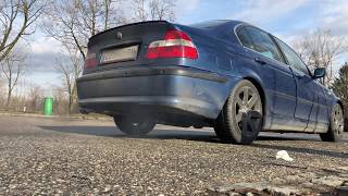 330d e46 straight pipe antilag launch control [upl. by Kara-Lynn]