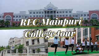 REC Mainpuri review  REC Mainpuri Campus tour  collagelife aktu collagevlog uptu [upl. by Eidnew]