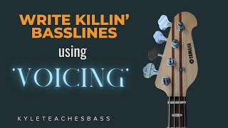 How to Write Great Bass Lines Using Voicing [upl. by Sillig296]