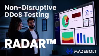 MazeBolt RADAR™  DDoS Simulation Testing with zero downtime [upl. by Yraillih]