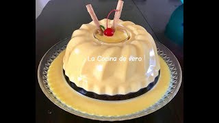 Gelatina de rompope y Jerez con queso crema [upl. by Koziel749]