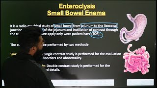 Small Bowel Enema  Enteroclysis Procedure  Part1  In Hindi  Radiological Procedure [upl. by Ynaffi]