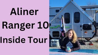 My Aliner Ranger 10 mini tour [upl. by Orian]