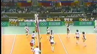 PERU VS CHINA  VOLEY OLIMPIADAS DE SEUL 1988  parte 1 [upl. by Cornew570]