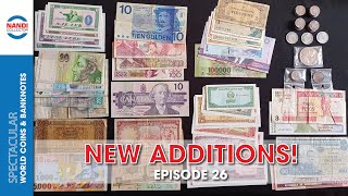 SPECTACULAR World Coins amp Banknotes For My Collection  NEW ADDITIONS  Episode 26 [upl. by Chaves]