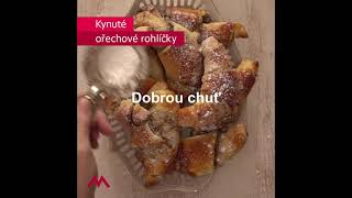 Videorecept kynuté ořechové rohlíčky [upl. by Rai888]