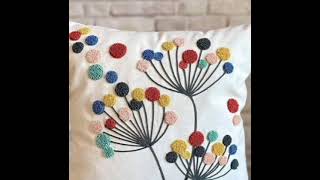 Latest Cushion cover embroidery design ideas 2024 Handmade Cushion coversFatimacollection574 [upl. by Assed]