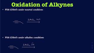 Oxidation of Alkynes with KMnO4 and Ozone [upl. by Steve986]