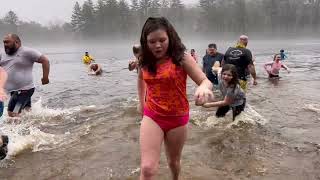 POLAR PLUNGE 2022 RUTLAND MA NEW YEAR [upl. by Jacquelin]