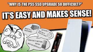 PS5 SSD Storage Upgrade is NOT Difficult and MAKES ALOT OF SENSE [upl. by Nymzaj]