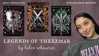 convincing you to read my current fave romantasy series ⚔️ legends of thezzmarr by helen scheuerer [upl. by Einahpets]