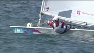 Tom Slingsby AUS Wins Mens Laser Sailing Gold  London 2012 Olympics [upl. by Anytsyrk]