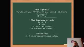 Tópico 2 Agregados Macroeconômicos e óticas de cálculo do produto [upl. by Aerdnuahs616]