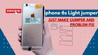 Iphone 6s Light Ic jumper Display Light not working [upl. by Lani98]