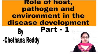 Role of host pathogen and environmental factors in the plant diseases [upl. by Amzu]