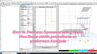 How to Perform Opensees using Etabs Non linear static procedures or pushovers Analysis [upl. by Ursula]