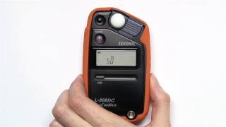 Sekonic L308DC Quick Start Video HD Cine Mode [upl. by Neirda55]