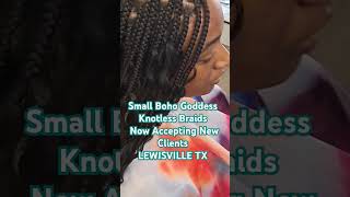 Summer Vibes Boho Goddess Knotless Braids Tutorial [upl. by Atnahsal939]