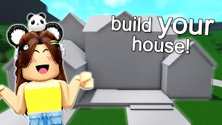 How to Build in Bloxburg [upl. by Alleoj]