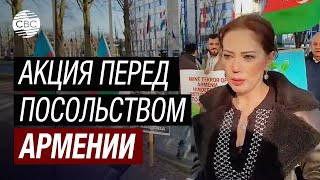 В Гааге азербайджанцы обратились к послу Армении [upl. by Millham643]