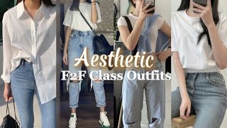 AestheticMinimalist Outfits For F2F Class 2022 Color Combos Pinterest amp Korean OutFits [upl. by Afihtan]