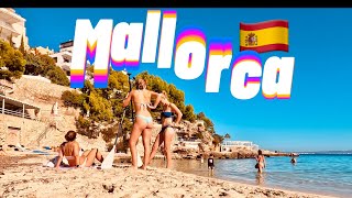 🏖️Illetas MALLORCA 🚶🏻‍♀️Beach Walking tour NOVEMBER [upl. by Dwain]