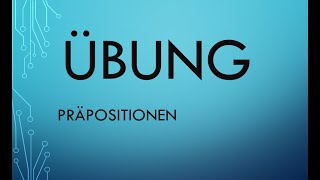 Präpositionen  b1 b1prüfung [upl. by Aerdnaek]