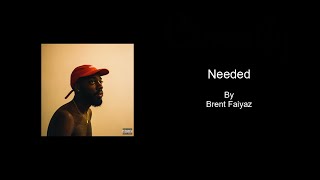 Needed by Brent Faiyaz  Karaoke with BACKING VOCALS [upl. by Suehtomit]