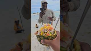 Tropical conch salad mango pineapple conch bahamas ceviche [upl. by Stieglitz637]