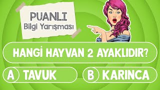 BİLGİ YARIŞMASI 🧠📺 Puanları Topla Genel Kültürünü TEST ET  Bul Bakalım [upl. by Anij532]