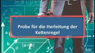 Probe für die Herleitung der Kettenregel [upl. by Kcirdled]