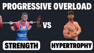 Progressive Overload for Strength vs Hypertrophy Training  The Key Difference [upl. by Esom]