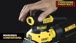 Lixadeira Orbital Treme Treme DWE6411 Dewalt [upl. by Einhorn510]