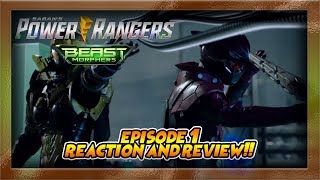 THE NEW TEAM RISES  Power Rangers Beast Morphers Reaction and Review [upl. by Horten]