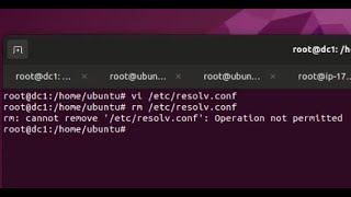 How to solve resolvconf in ubuntu  failed removing file etcresolvconf Operation not permitted [upl. by Eidassac]