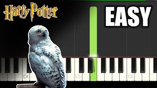 Harry Potter  Hedwigs Theme  EASY Piano Tutorial [upl. by Siva]